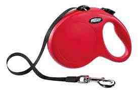 Flexi New CLASSIC, cinta, L: 5 m, rojo, 50 kg.